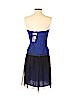 BCBGMAXAZRIA 100% Polyester Blue Cocktail Dress Size 8 - photo 2