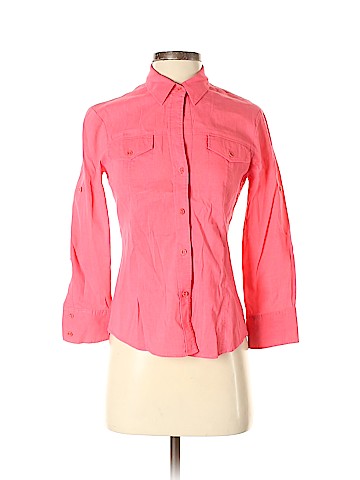 Theory 3/4 Sleeve Button-Down Shirt (view 1)