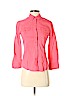 Theory Pink 3/4 Sleeve Button-Down Shirt Size S - photo 1