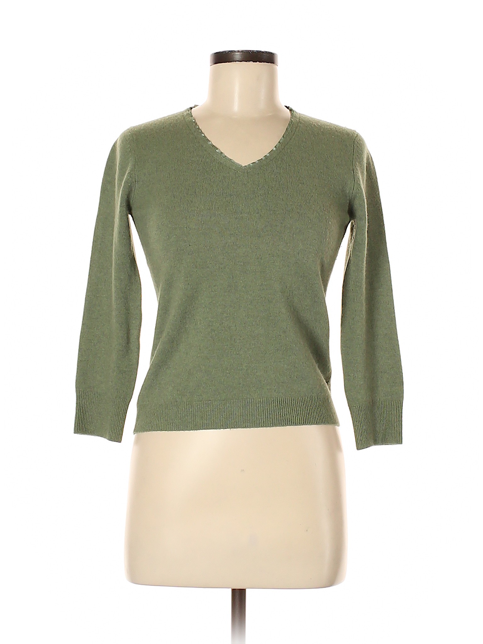 ETRO Solid Green Wool Pullover Sweater Size 42 (IT) - 94% off | thredUP