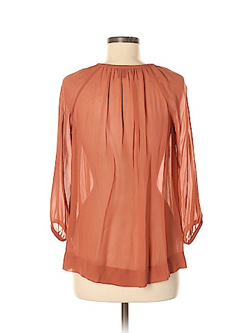Club Monaco 3/4 Sleeve Silk Top (view 2)
