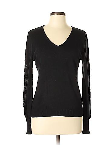 Lauren by Ralph Lauren Silk Pullover Sweater (view 1)