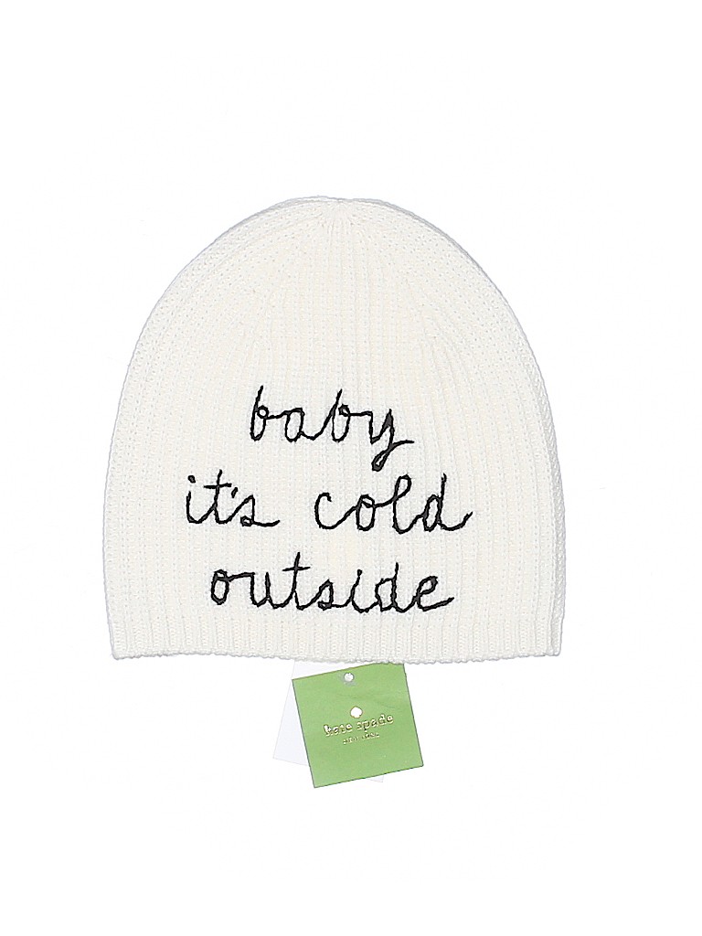 Kate Spade New York Ivory Beanie One size - photo 1