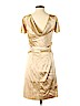 Zac Posen 100% Silk Tan Cocktail Dress Size 2 - photo 2
