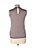 Emporio Armani Gray Sleeveless Silk Top Size EU 44 / US 14 - photo 2