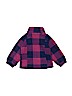 Columbia 100% Polyester Checkered-gingham Purple Fleece Jacket 18-24 MO / 24 MO - photo 2