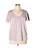 Pure & Good Purple Short Sleeve Top Size XL - photo 1