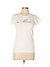 Kate Spade New York 100% Cotton White Short Sleeve T-Shirt Size L - photo 1