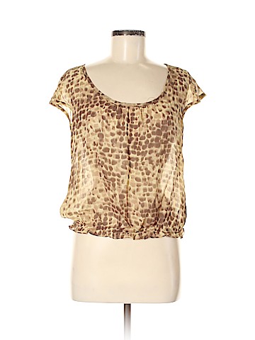 Kate Hill Short Sleeve Silk Top (view 1)