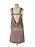 Sue Wong 100% Polyester Tan Cocktail Dress Size 6 - photo 2