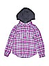 Columbia 100% Cotton Plaid Purple Long Sleeve Button-Down Shirt Size 8 - photo 1