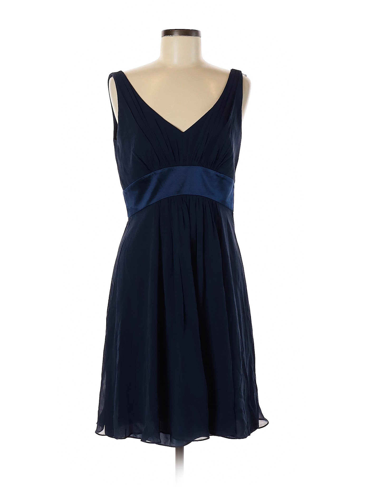 Ann Taylor Women Blue Cocktail Dress 8 | eBay