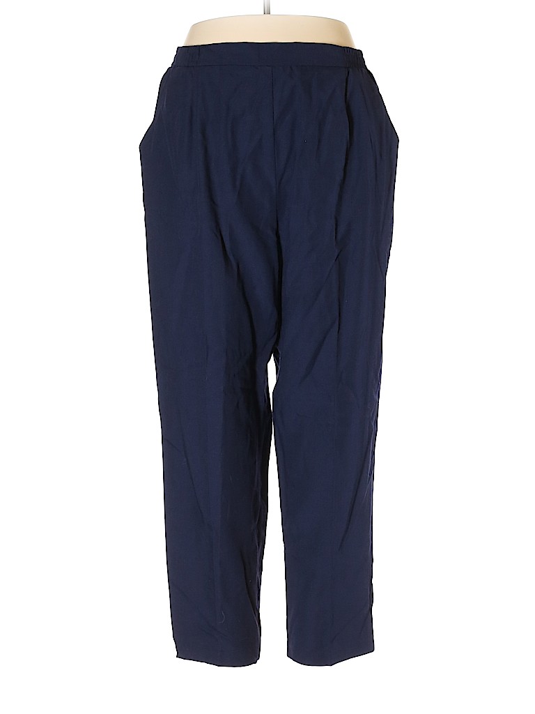 Bobbie Brooks Solid Blue Casual Pants Size 20 (Plus) - 76% off | thredUP