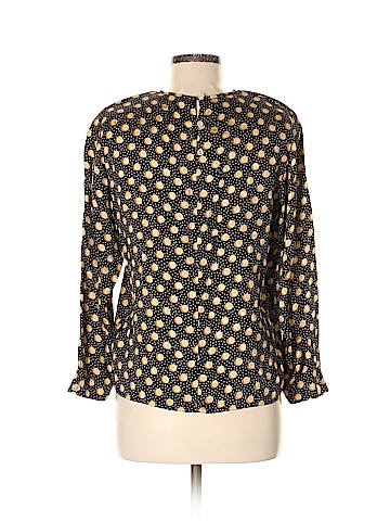 Anne Klein II Long Sleeve Silk Top (view 2)