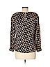 Anne Klein II 100% Silk Black Long Sleeve Silk Top Size 2 (petite) - photo 2