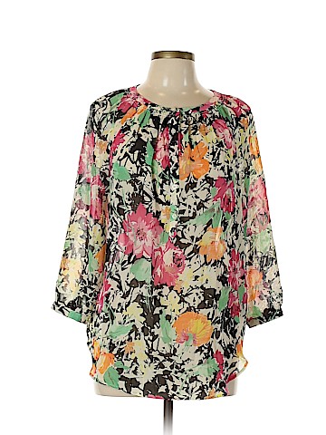 Lauren by Ralph Lauren 3/4 Sleeve Blouse (view 1)