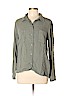 Splendid 100% Viscose Green Long Sleeve Blouse Size L - photo 1
