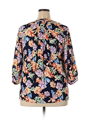 NYDJ Plus 3/4 Sleeve Blouse (view 2)