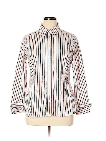 Lane Bryant Long Sleeve Button-Down Shirt (view 1)
