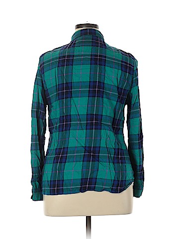 American Eagle Outfitters Long Sleeve Button-Down Shirt (view 2)