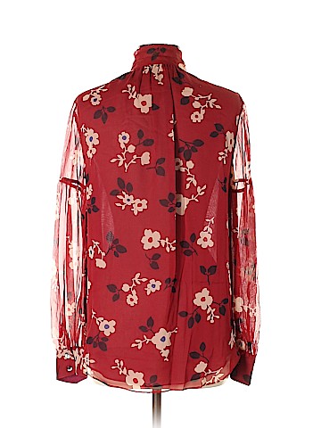 Kate Spade New York Long Sleeve Silk Top (view 2)