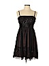 BCBGMAXAZRIA 100% Silk Black Cocktail Dress Size 10 - photo 1