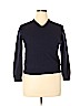 Calvin Klein 100% Merino Wool Blue Wool Pullover Sweater Size XL - photo 1
