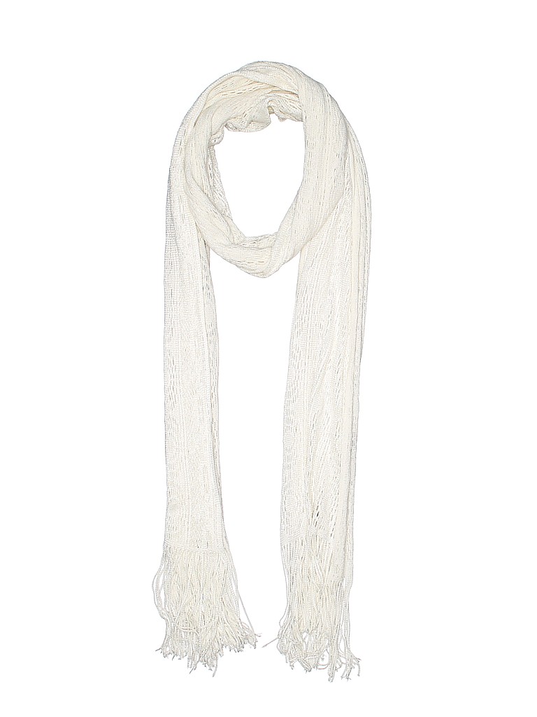 Unbranded Solid White Scarf One size - photo 1