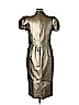 St. John Couture Gold Cocktail Dress Size 6 - photo 2