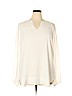 CAbi 100% Polyester White Long Sleeve Blouse Size XL - photo 1