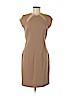 KAUFMANFRANCO Tan Cocktail Dress Size 8 - photo 1