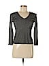 Armani Collezioni Black 3/4 Sleeve Top Size 6 - photo 1