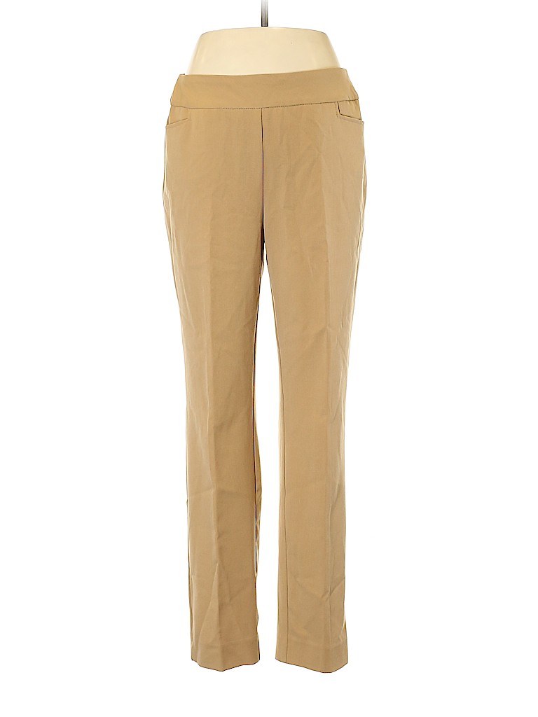 Draper's & Damon's Solid Tan Casual Pants Size 10 - 91% off | thredUP