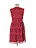 Kate Spade New York 100% Polyester Print Red Cocktail Dress Size 8 - photo 2