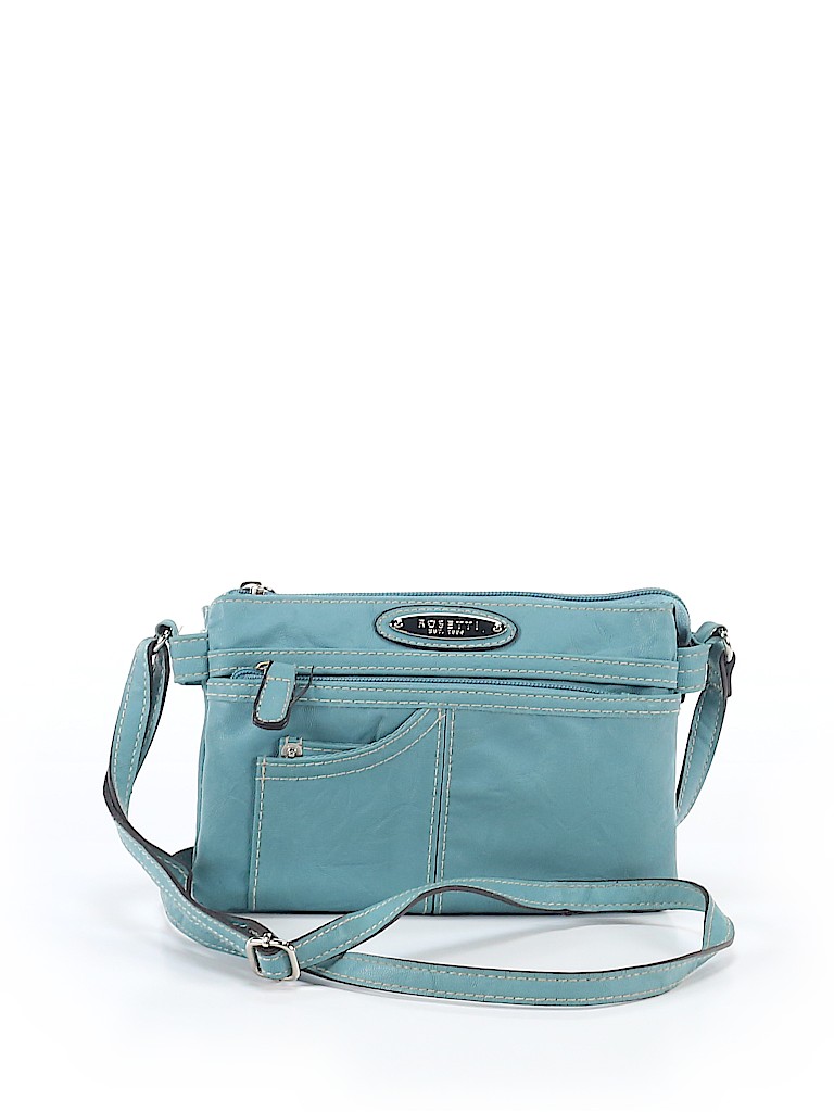 Rosetti Solid Blue Crossbody Bag One Size 63 off thredUP