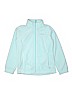 Columbia 100% Polyester Solid Blue Fleece Jacket Size 14 - 16 - photo 1