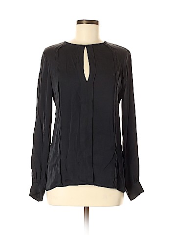 Trina Turk Long Sleeve Silk Top (view 1)