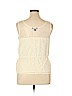 American Eagle Outfitters Ivory Sleeveless Blouse Size XL - photo 2