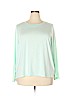 Lord & Taylor Green Long Sleeve Blouse Size 1X - photo 1