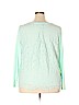 Lord & Taylor Green Long Sleeve Blouse Size 1X - photo 2