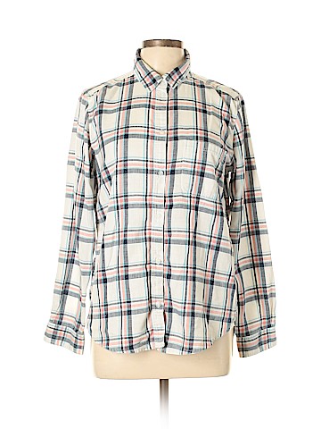American Eagle Outfitters Long Sleeve Button-Down Shirt (view 1)