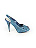 Nine West Blue Heels Size 8 1/2 - photo 1