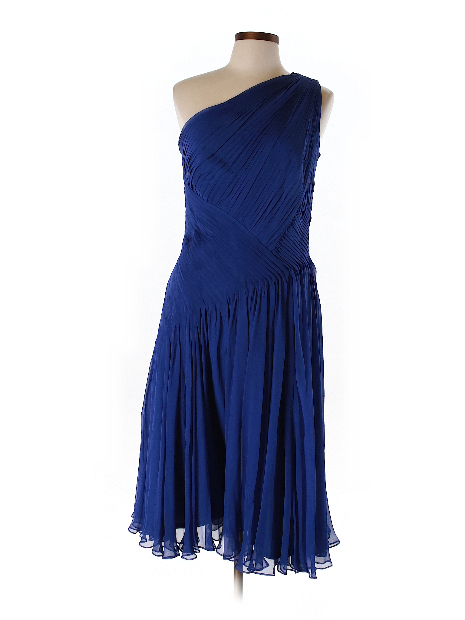 Tadashi 100% Silk Solid Silk Dress Size 12 - 76% off | thredUP