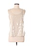 Louben Tan Sleeveless Top Size M - photo 1