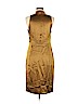 Proenza Schouler 100% Silk Gold Casual Dress Size 6 - photo 2