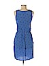 Corey Lynn Calter 100% Silk Blue Casual Dress Size 8 - photo 2