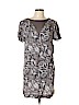 Ella Moss 100% Rayon Gray Casual Dress Size L - photo 1