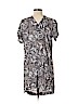 Ella Moss 100% Rayon Gray Casual Dress Size L - photo 2