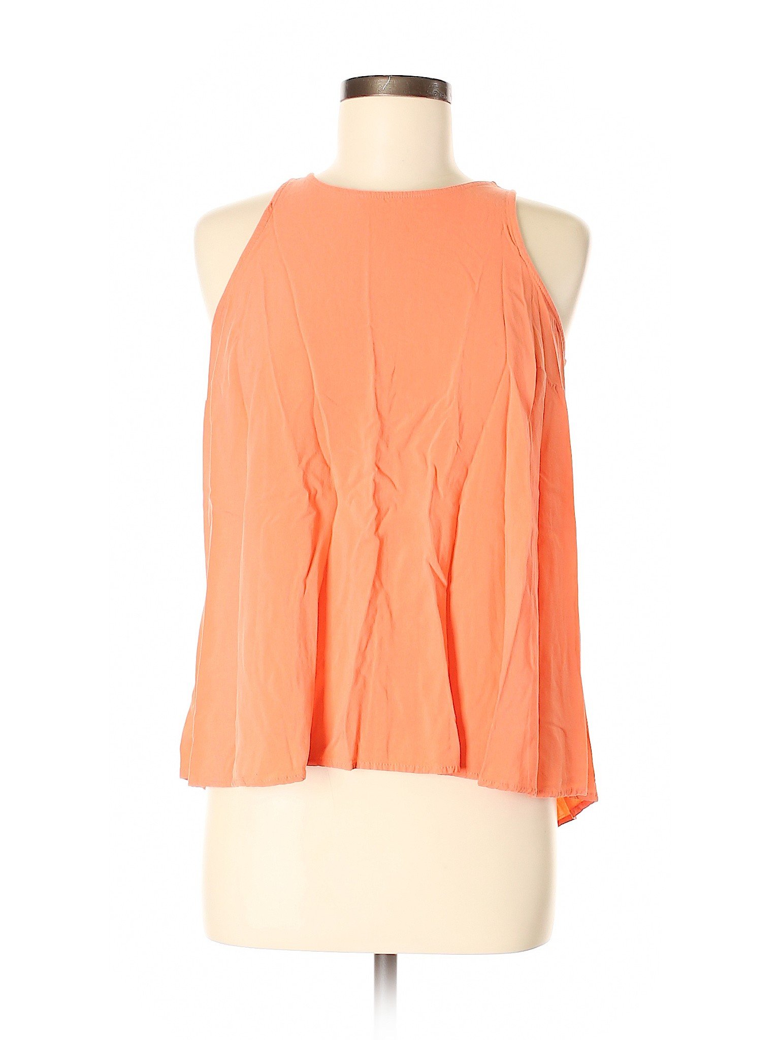 Old Navy Women Orange Sleeveless Blouse M | eBay