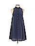 Equipment 100% Silk Blue Casual Dress Size XS - photo 1